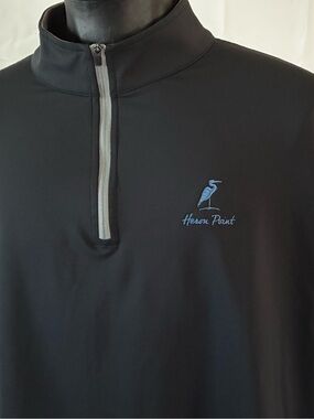 PETER MILLAR mens XXL long sleeve 1/4 zip